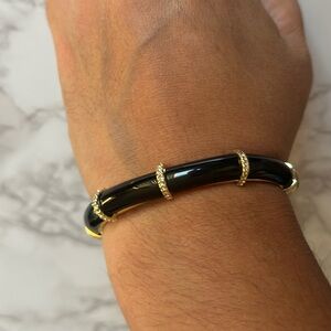Karen Kane Black and Gold Bracelet
